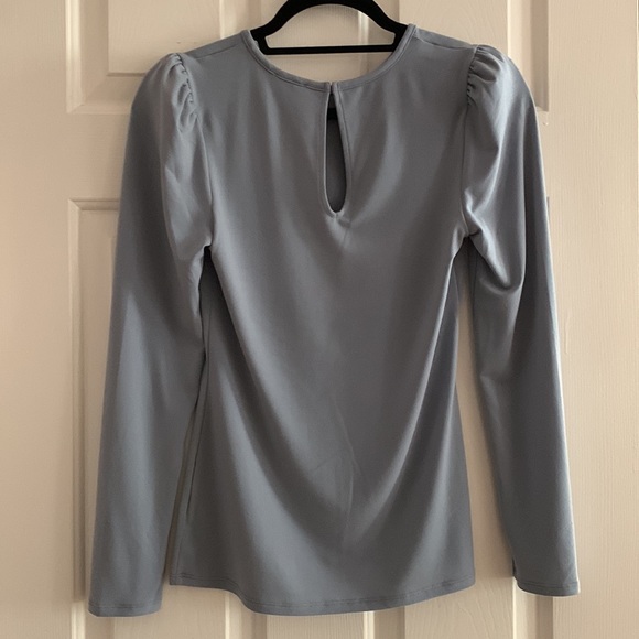 Blue puff shoulder top NWT - Picture 7 of 7